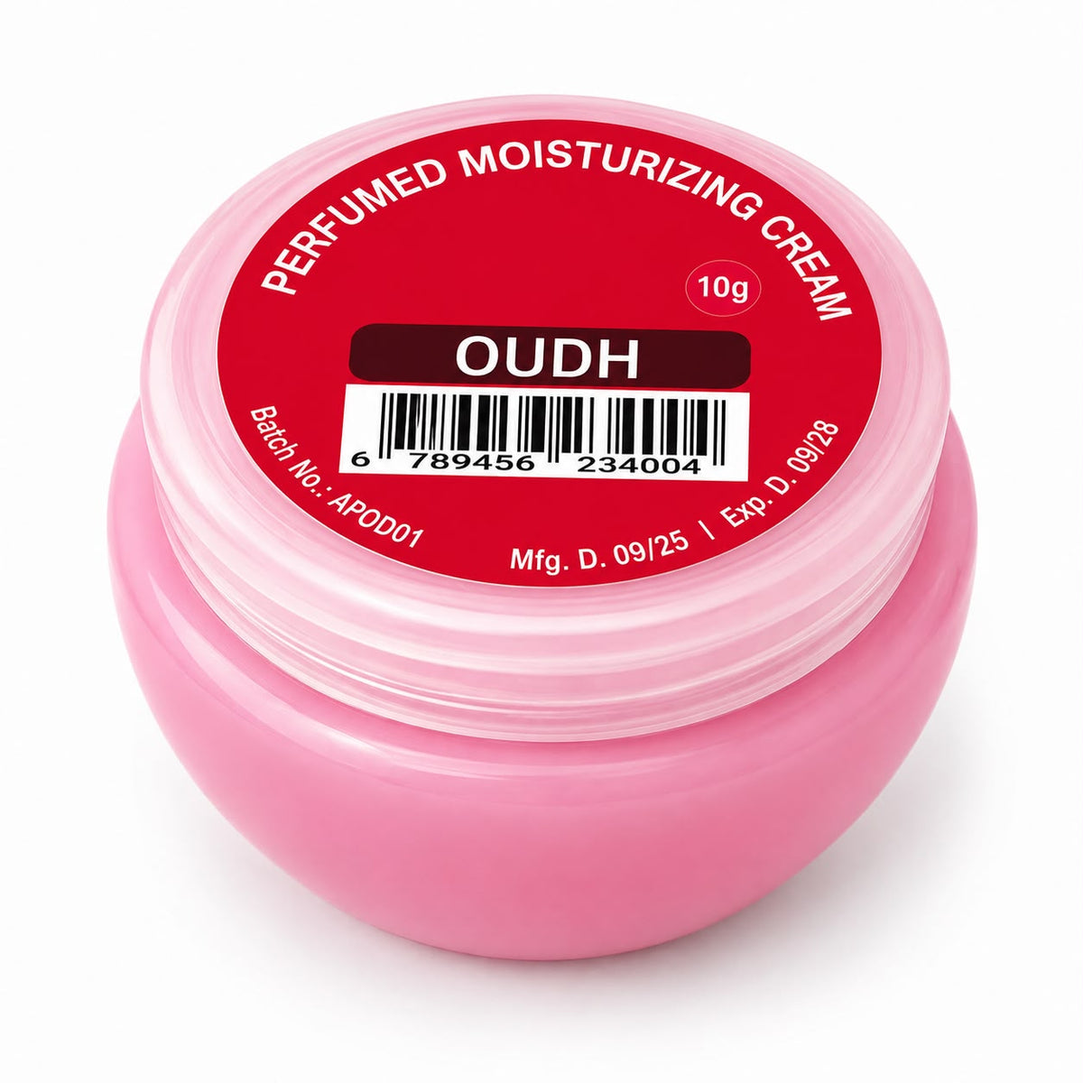Perfumed moisture cream oudh